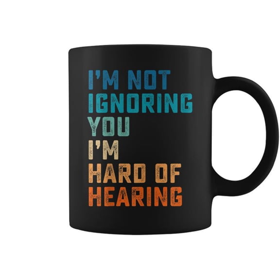 Hard Of Hearing Asl Sign Language Deaf Awareness Coffee Mugs