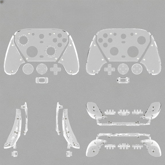 Hard PC Protective Case for GameSir G7 Pro Gaming Controller PC Version Transparent Minimalist Replacement Panel Shell Accessory