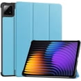 thumbnail image 1 of Hard PU Case for Xiaomi Pad 7/7 Pro 11.2", Magnetic Stand, Auto Sleep/Wake，sky blue, 1 of 7