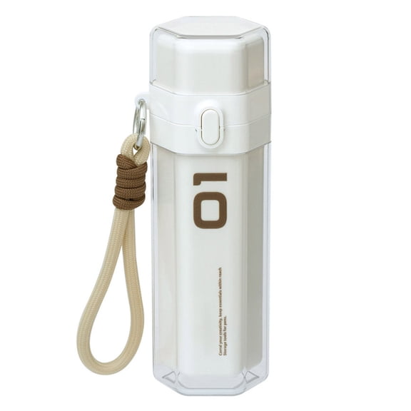 Hard Pencil Case with Lanyard Waterproof Plastic Pencil Box Light Weight Portable Pen Organiser For Students