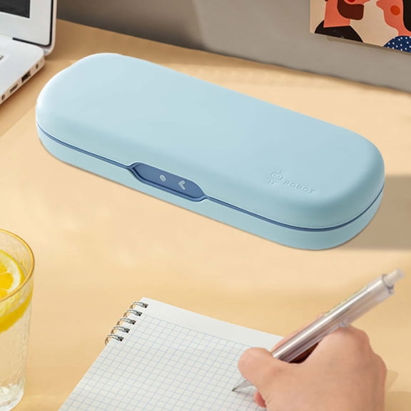 Hard Pencil Case with Snap-Tight Lid Stackable Plastic Crayon Box Makeup Bag Desk Organizer Large Capacity Pencil Case Pen Travel Stationery Portable Aesthetic Cute Pencil Cases