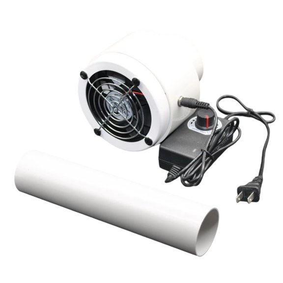 Hard Pipe Wall Mount Ventilation Fan With Pre Filter For Dust And Odors Reduction For Home Basement Small Space