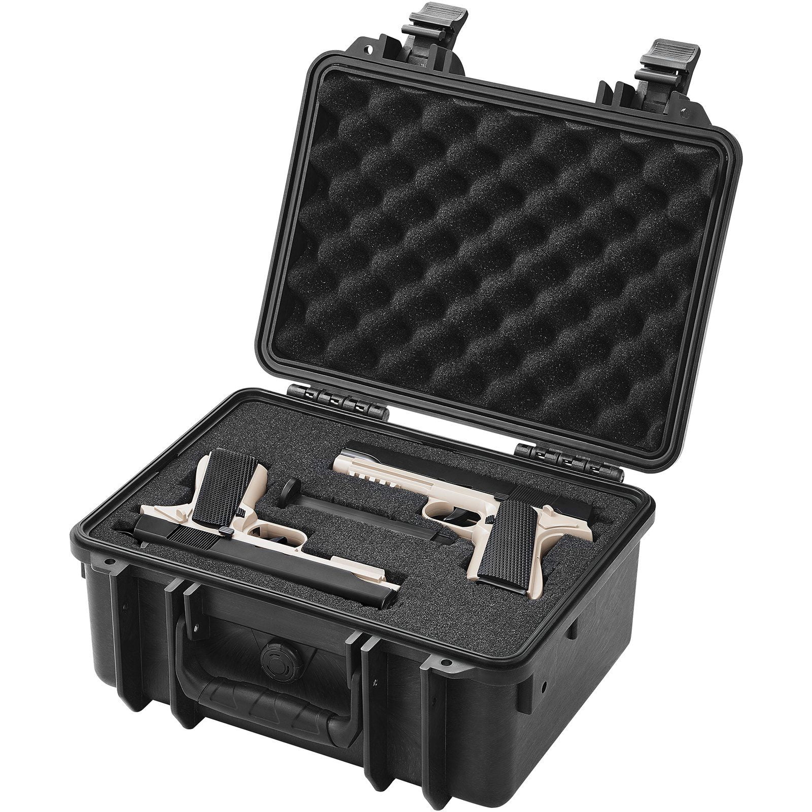 SucceBuy Hard Pistol Cases with Pre-cut PU Foam Lining
