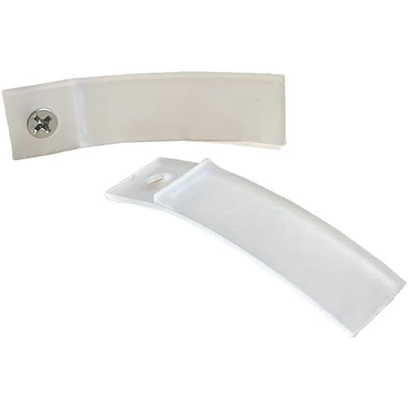 Hard Plastic Drawer Stops with Screws, Clear Non-Slip Drawer Stop Hardware Replacement for Dresser Drawers (20)