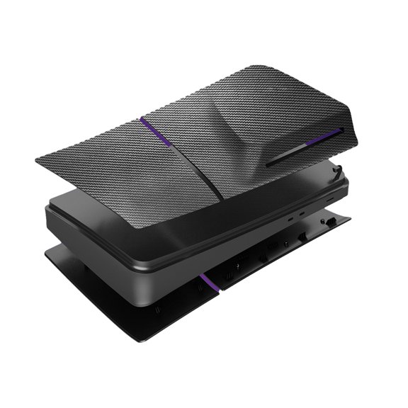 Hard Plastic Faceplate for Slim Disc Version Non Scratch Protector Cover Console Dustproof Case Replacement Shell