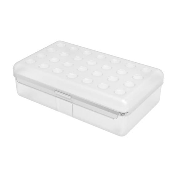 Hard Plastic Pencil Box High Capacity Stackable Pen Organiser Case for Pen Pencil Marker Rulers and Art Painting Tool