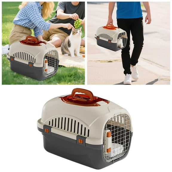 Hard Pet Carrier for Dogs & Cats Travel Crate with Ventilation, Front-Loading Door, Lightweight for Car, Camping, Hiking â Small Dog Crate & Cat Cage for Safe Transport