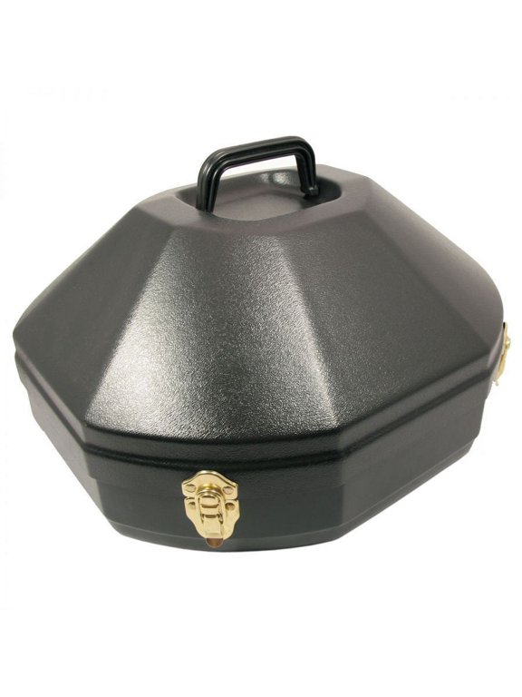 Hard Plastic Western Hat Can - ONE SIZE - Black