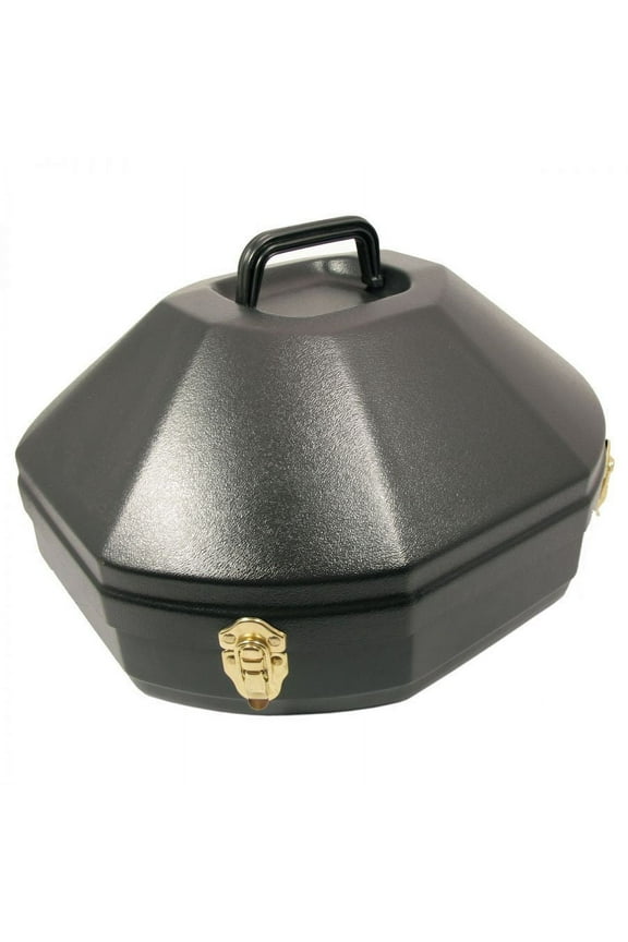 Hard Plastic Western Hat Can - ONE SIZE - Black