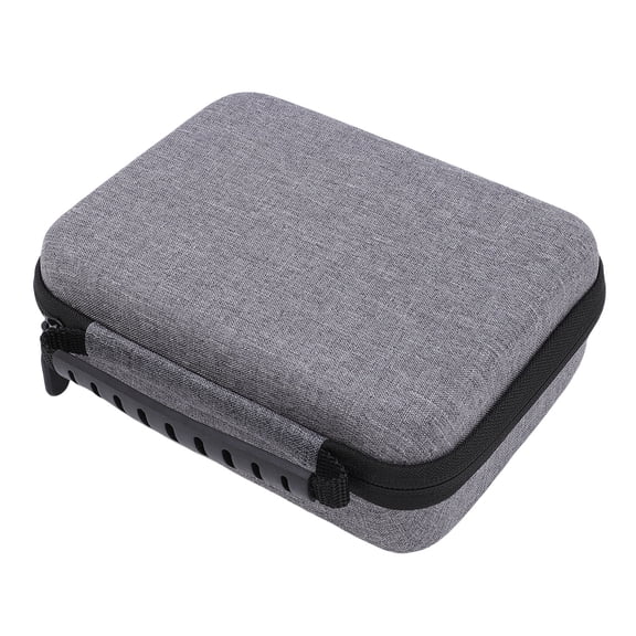 Hard Portable Nebulizer Carrying Case with Mesh Pocket Protective Inhaler Organizer for Handheld Asthma Machines Gray 7.48 x 5.51 Inches