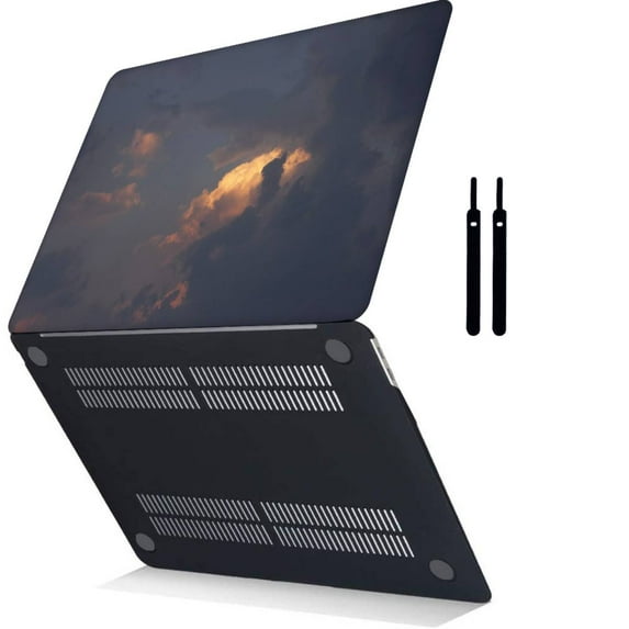 Hard Protective Shell Case Cover Compatible MacBook Pro 14 inchs( Touch ID, 2021 2022 2023) Cable Tie Model A2779 M2/A2442 M1, Type C Colorful B 0108