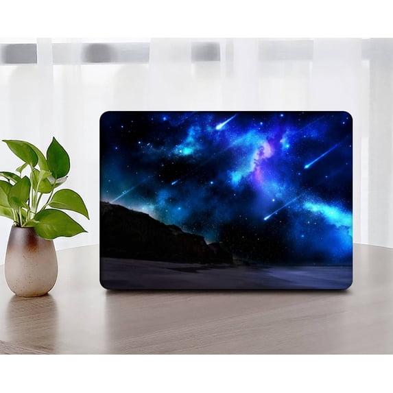 Hard Protective Shell Case Cover Compatible with Early Late Release MacBook Pro 13" with , Cable Tie Model: A1502 or A1425 Galaxy 136