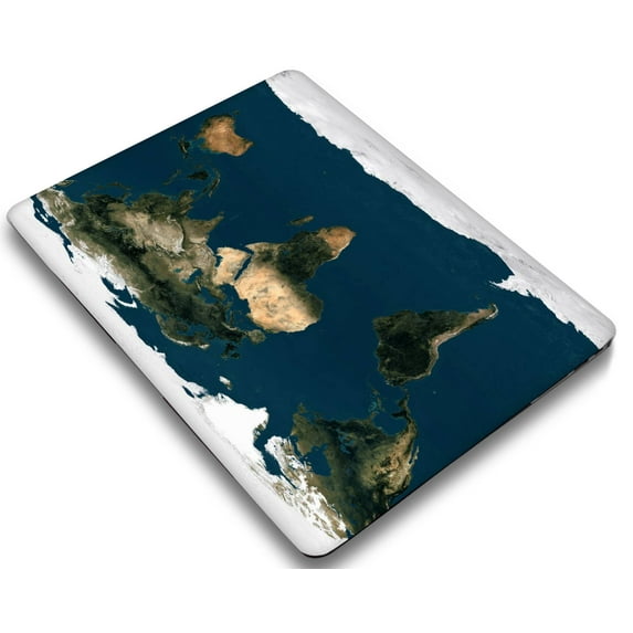 Hard Protective Shell Case Cover Only for 2016 2017 2018 2019 Released MacBook Pro 15" with Retina Display Cable Tie Model: A1707 A1990 Geography 41