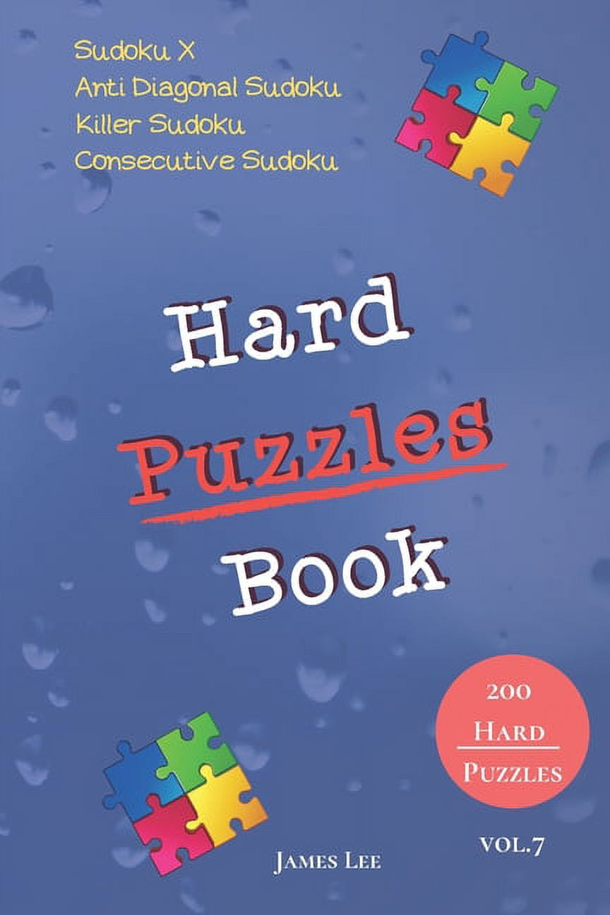 Hard Puzzles Book - Sudoku X, Anti Diagonal Sudoku, Killer Sudoku ...