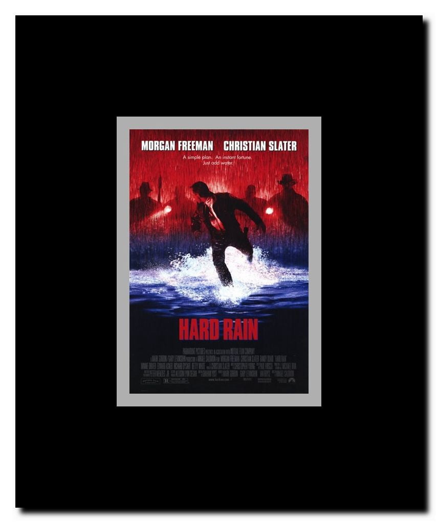 Hard Rain Framed Movie Poster