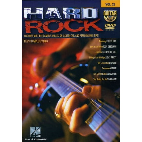 Hard Rock: Volume 25 (DVD), Hal Leonard, Special Interests