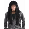 thumbnail image 1 of Hard Rocker Black Wig, 1 of 2