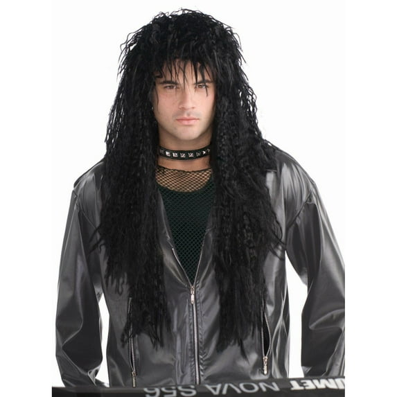 Hard Rocker Black Wig