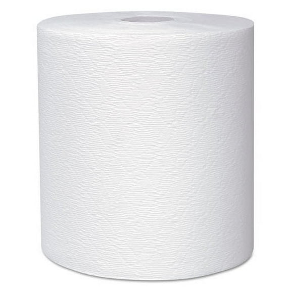 Hard Roll Paper Towels with Premium Absorbency Pockets, 8" x 600 ft, 1.75" Core, White, 6 Rolls/Carton | Bundle of 2 Cartons