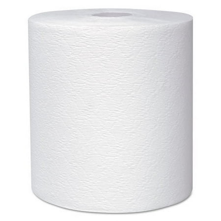 Hard Roll Paper Towels with Premium Absorbency Pockets, 8" x 600 ft, 1.75" Core, White, 6 Rolls/Carton | Bundle of 5 Cartons