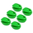 thumbnail image 1 of Hard Rubber Fishing Rod Bundler Holder Fishing Pole Strap Ties 5-Holes, Green 6 Pack, 1 of 4