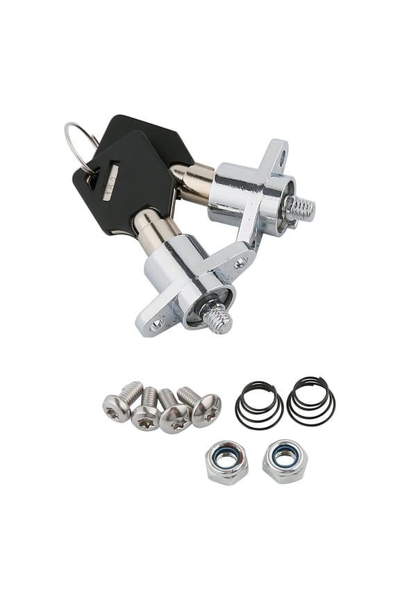 Hard Saddlebag Locks with Keys Set, Compatible with Harley Touring Road King Glide 2014-2023, Universal Saddlebag Lock Replacement, Security Lock for Harley Davidson Touring Models