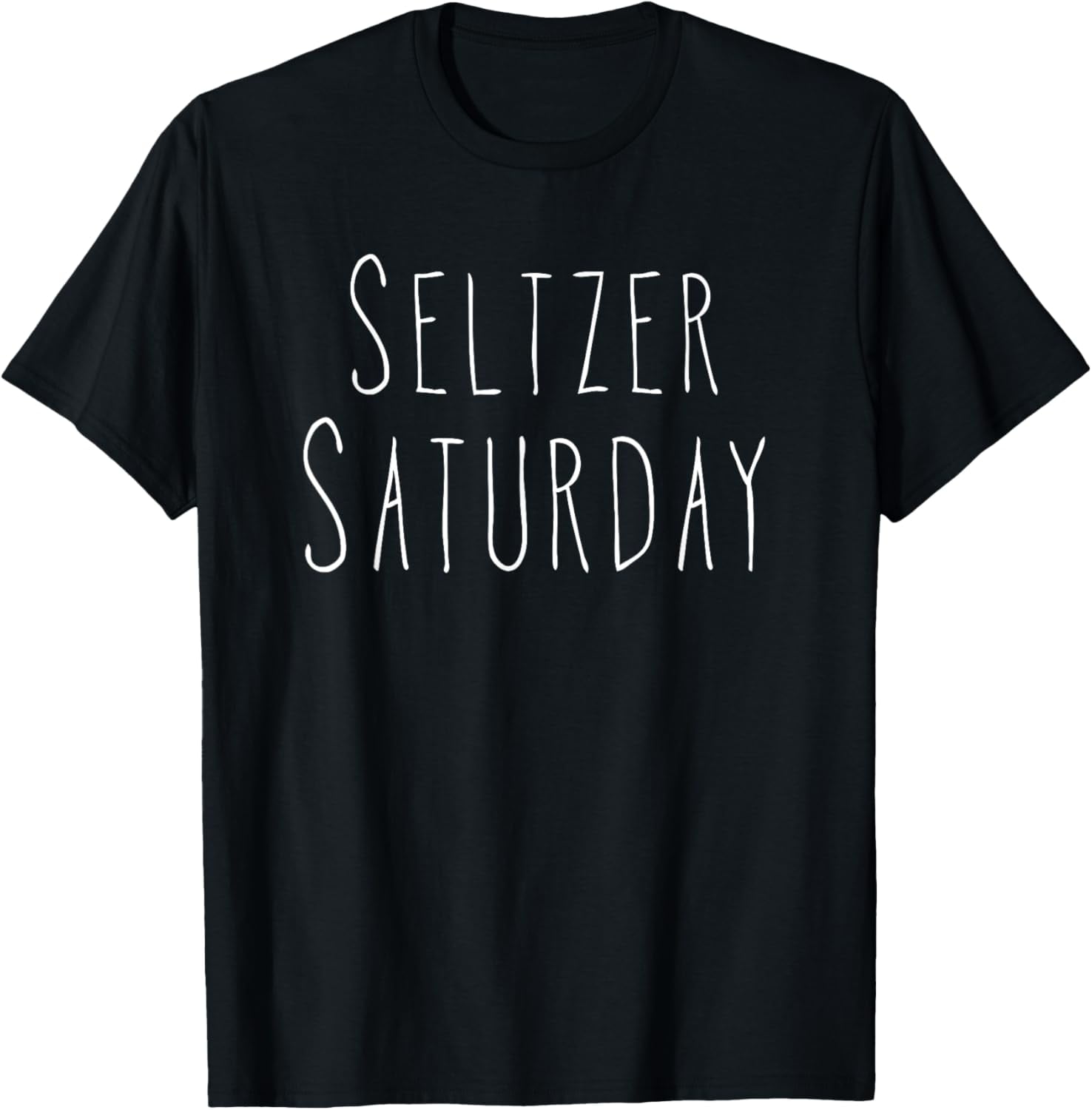 Hard seltzer saturday funny alcohol spiked seltzer bar crawl t shirt