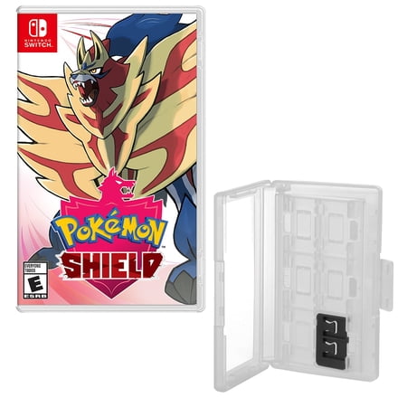 Hard Shell 12 Game Caddy and Pokemon Let's Go Pikachu for Nintendo Switch