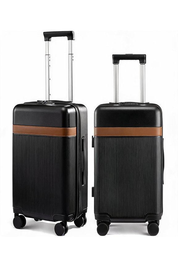 Hard Shell 24 Inch Carry On Luggage with Removable Lining Wheels TSA Approved Lock Lightweight