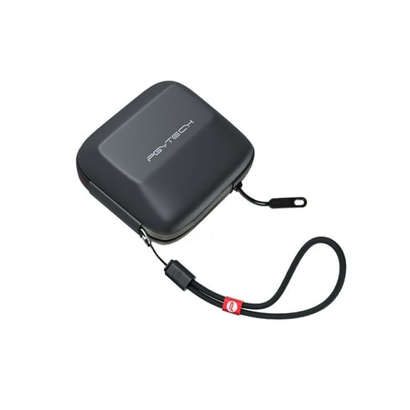 Hard Shell Action Camera Case - Bigcan Compact Protective Carrying Case for GoPro Hero13, DJI Osmo Action 4, Insta360 Go3S, Waterproof PU EVA Travel Organizer with Wrist Strap