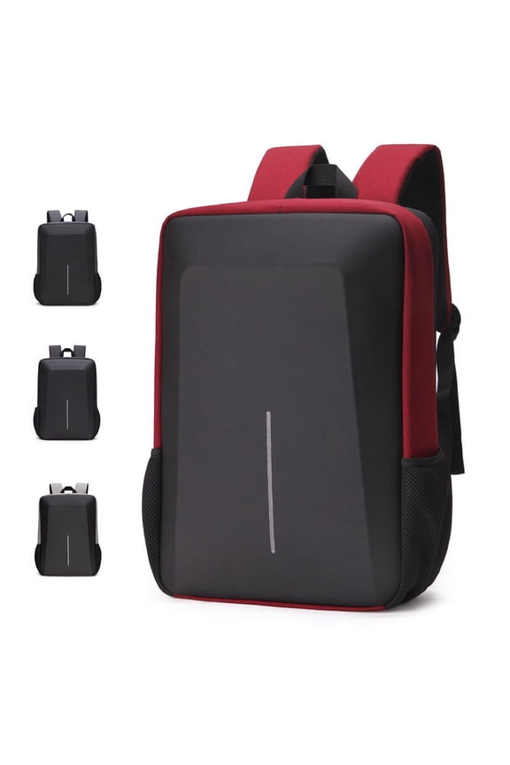 Hard Shell Backpack Waterproof Travel Men,Black