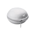 thumbnail image 1 of Hard Shell Carrying Case Silver Compact for Small Electronics and Earbuds Travel Use, 1 of 6
