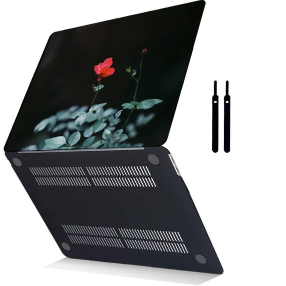 Hard Shell Case Cover for 2016 - 2019 Rel. MacBook Pro 15" with Retina Display Touch Bar Cable Tie Model: A1990&A1707 Flower 0288