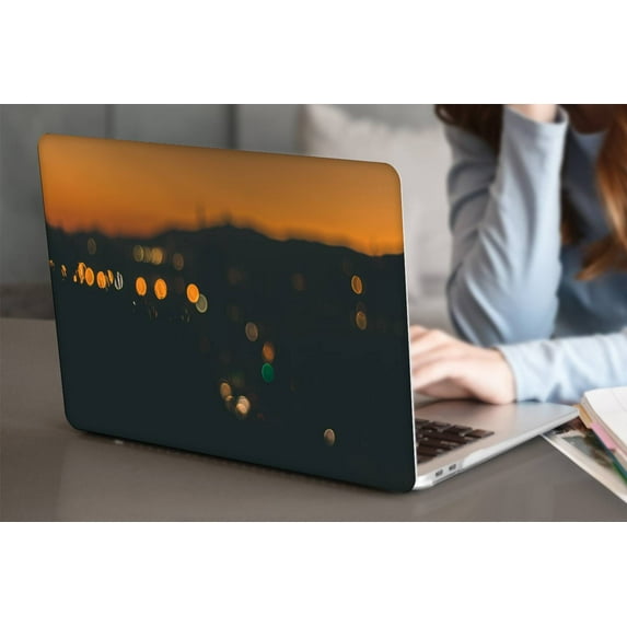 Hard Shell Case Only for MacBook Air 13.6 inchs( Touch Bar, 2022.0) Cable Tie Model A2681 m2, Type C Blue series A 0093