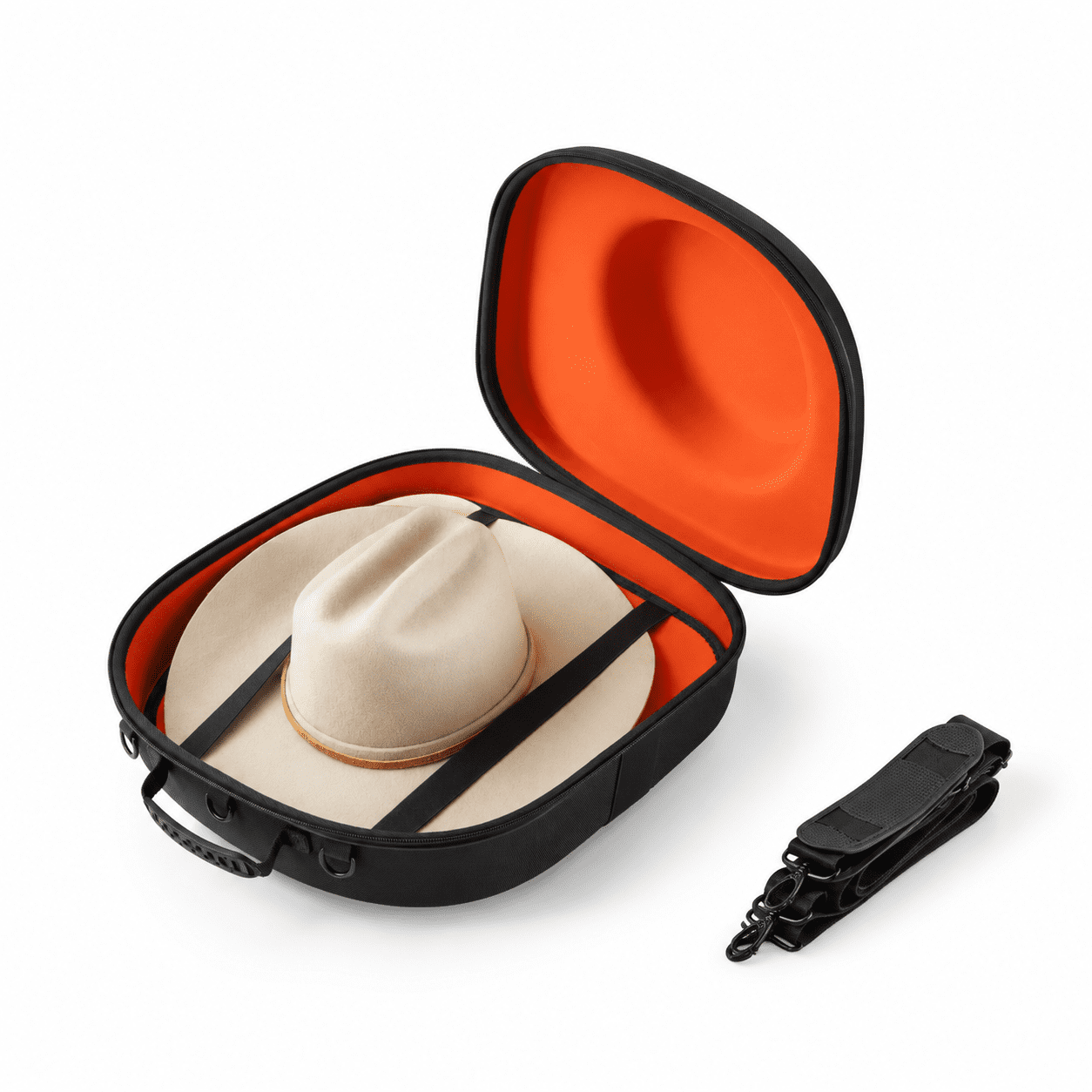 Hard Shell Cowboy Hat Travel Case Holds 2 Hats Large - Walmart.com