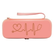 Hard Shell EVA Stethoscope Storage Bag Carrying Case For Nursing Tool Travel & Medicals Organizers With Zippers Closures