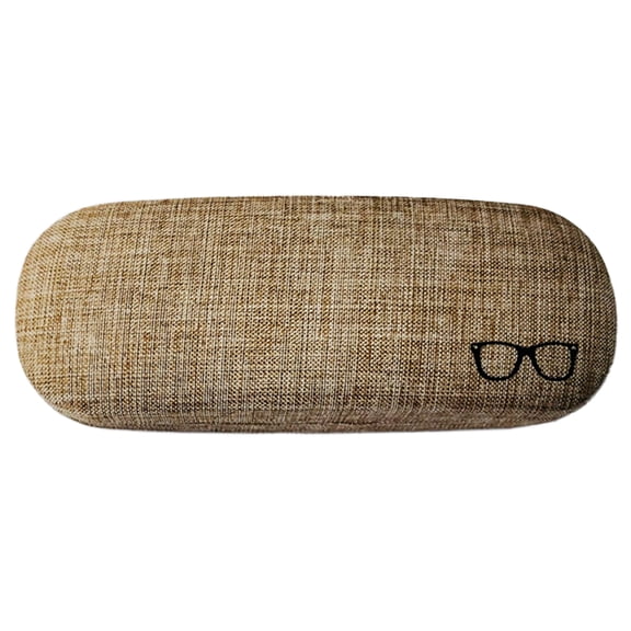 Hard Shell Eyeglasses Case, Portable Protective Glasses Cover Eyeglass Holder Box with Cleaning Cloth for Men Women,0126