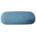 thumbnail image 1 of Hard Shell Eyeglasses Case, Portable Protective Glasses Cover Eyeglass Holder Box with Cleaning Cloth for Men Women,blue, 1 of 5