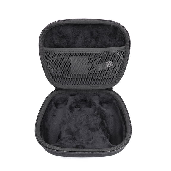 Hard Shell Game Controller Case for Steam Controller 2, Fabric Carrying Bag with Molded Interior, Wide Pull Opening and Top Handle