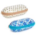 thumbnail image 1 of Hard Shell Glasses Case for Eye Glasses and Sunglasses, Set of 2 - Blue Water, 1 of 11