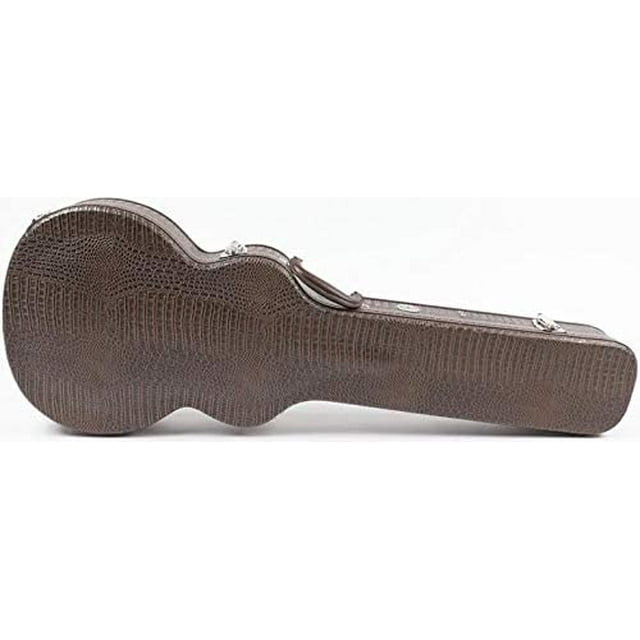 Hard Shell Guitar Case for Arch Top Les Paul (Brown)