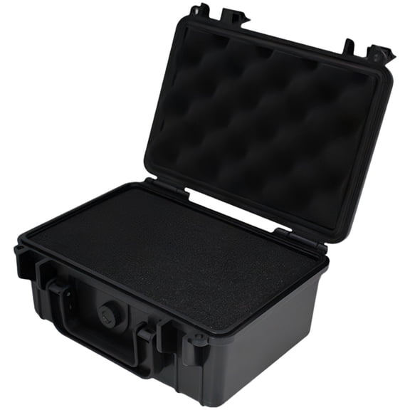 Hard Shell Plastic Case for Graded Coin, IP67 Waterproof Dustproof Equipment Storage, Portable Tool Box with Foam, Secure Latches, Lockable, Carry Handle