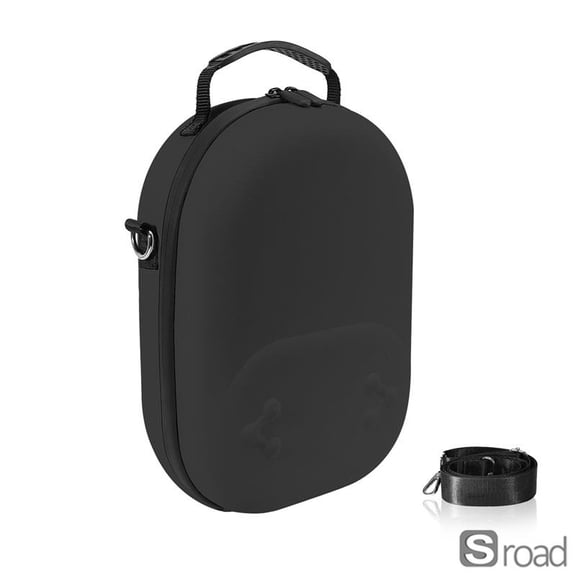 Hard Shell Protective Carrying Case For Meta Quest 3 & 3S, Travel Storage Bag With Custom Compartments For VR Headset, Controllers, Charger