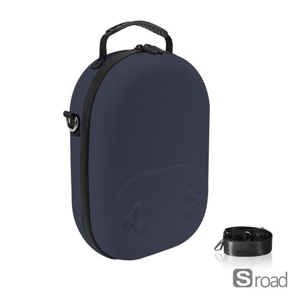 Hard Shell Protective Carrying Case For Meta Quest 3 & 3S, Travel Storage Bag With Custom Compartments For VR Headset, Controllers, Charger