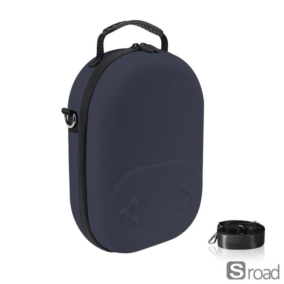 Hard Shell Protective Carrying Case For Meta Quest 3 & 3S, Travel Storage Bag With Custom Compartments For VR Headset, Controllers, Charger