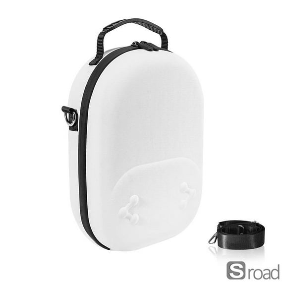 Hard Shell Protective Carrying Case For Meta Quest 3 & 3S, Travel Storage Bag With Custom Compartments For VR Headset, Controllers, Charger