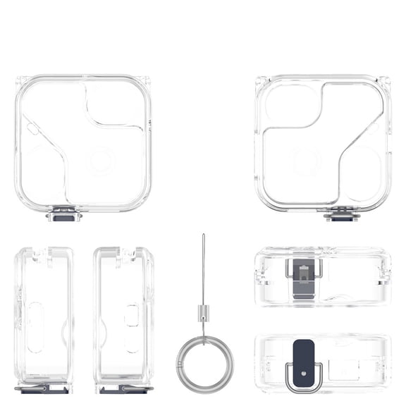 Hard Shell Protective Case for Nothing Ear(3), Drop-Proof,Scratch-Proof, Protective Skin Cover With Carabiner for Nothing Ear 3