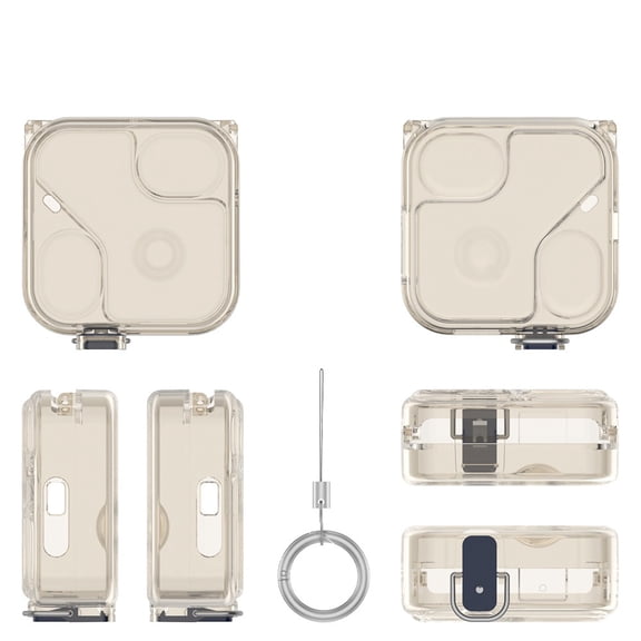 Hard Shell Protective Case for Nothing Ear(3), Drop-Proof,Scratch-Proof, Protective Skin Cover With Carabiner for Nothing Ear 3