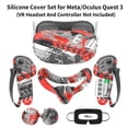 thumbnail image 1 of Hard Shell Protector Case Cover for Meta/Oculus Quest 3, VR Accessories for Quest 3 (Red Mecha) - Enhanced Comfort Silicone Grip Protectors, Soft Shell Skin, Facial Interface & Lens Guard, 1 of 6