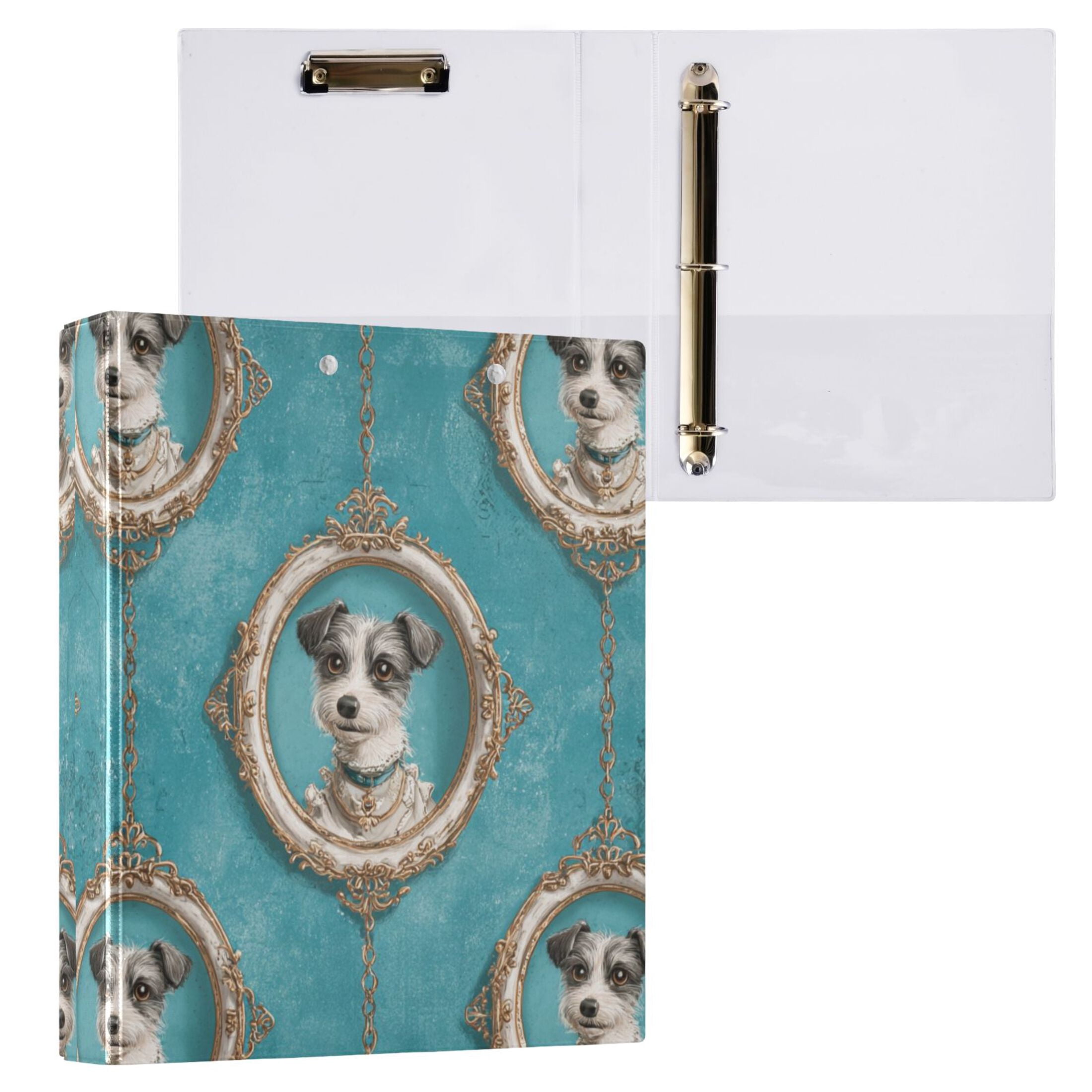 Hard Shell Ring Binder With Clip Holds 200 Sheets Office Home ...
